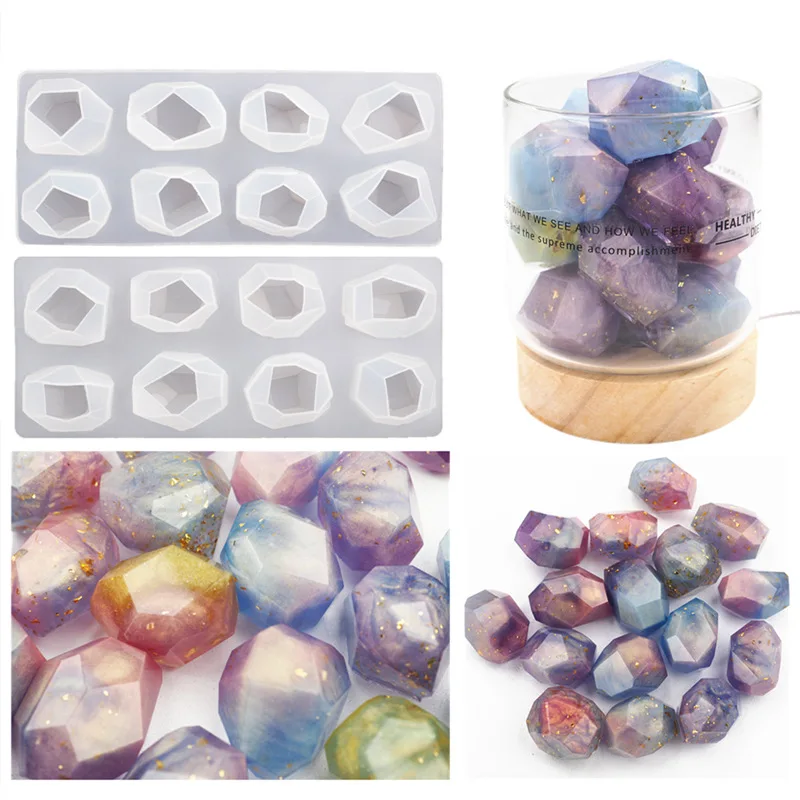 DIY Crystal Irregular Stone Si - Resin Art Stone ulasan dan harga