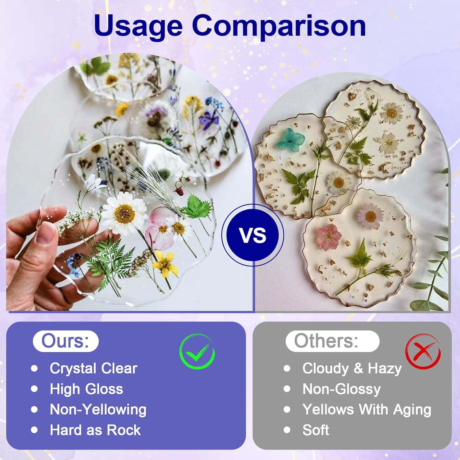 Clear Epoxy Resin AB Glue Hard - Resin Art Stone ulasan dan harga