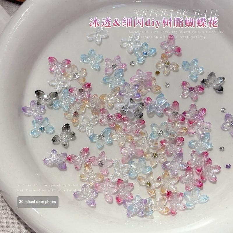 【HBA】30Pcs 3D Glitter Resin Bu - Resin Art Using Flowers ulasan dan harga