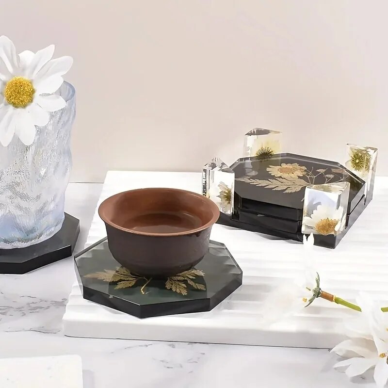 Coaster Resin Molds Set Includ - Resin Art Equipment ulasan dan harga