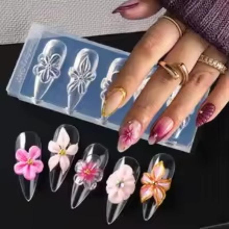 Silicone 3D Flower Nail Mold f - Resin Art Using Flowers ulasan dan harga