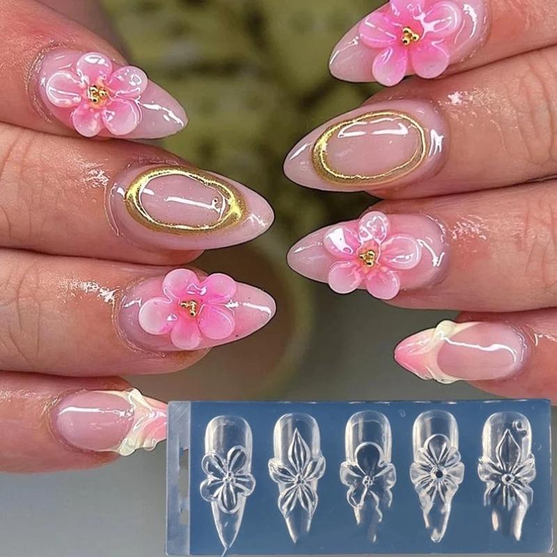 Silicone 3D Flower Nail Mold f - Resin Art Using Flowers ulasan dan harga