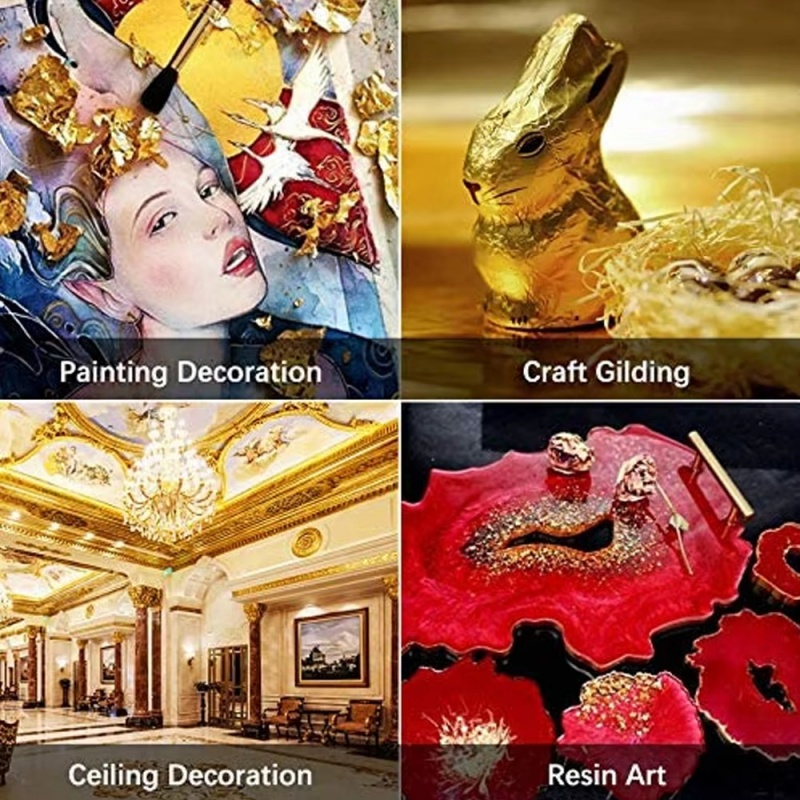 100pcs Imitation Gold Sliver C - Resin Art For Anniversary Gift ulasan dan harga