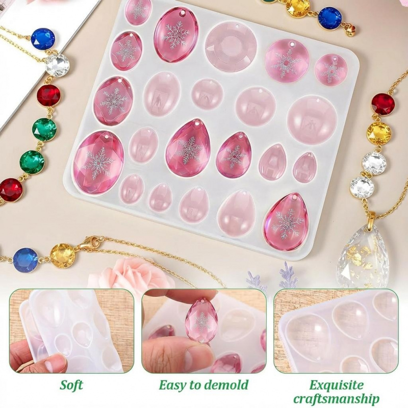 3Packaged Gemstone Silicone Mo - Resin Art Stone ulasan dan harga