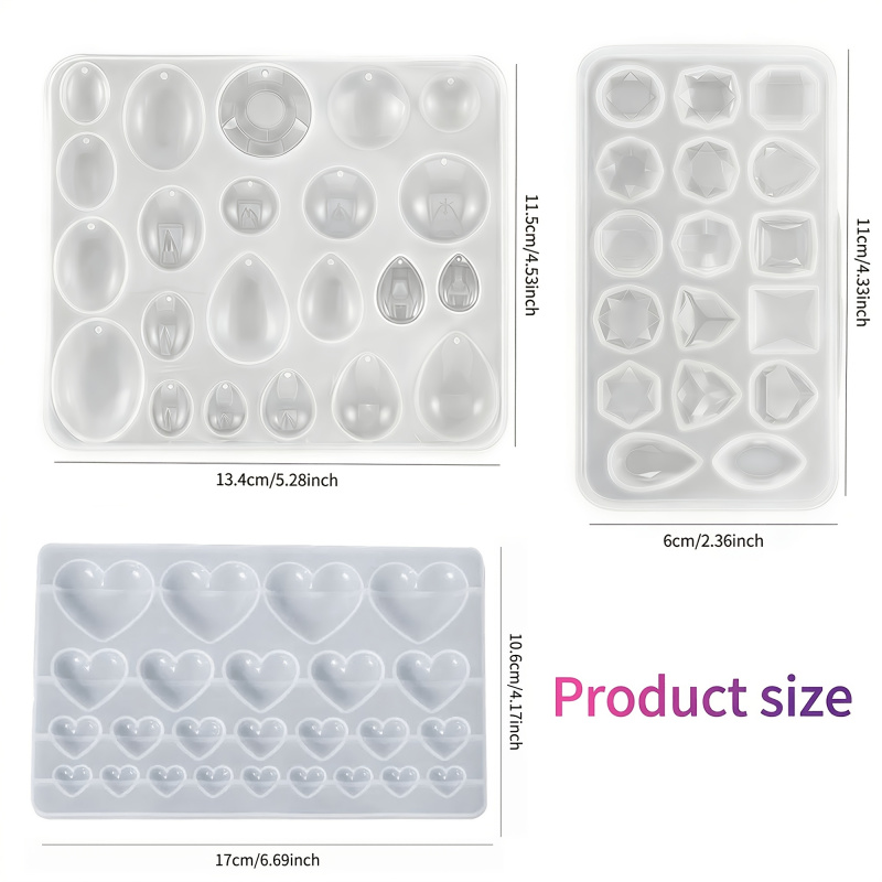 3Packaged Gemstone Silicone Mo - Resin Art Stone ulasan dan harga