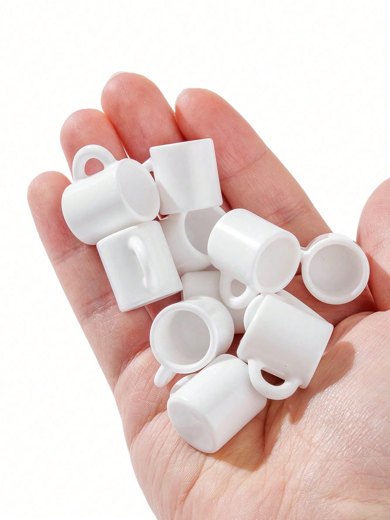10pcs Dollhouse Miniature Whit - Resin Art Kitchen ulasan dan harga