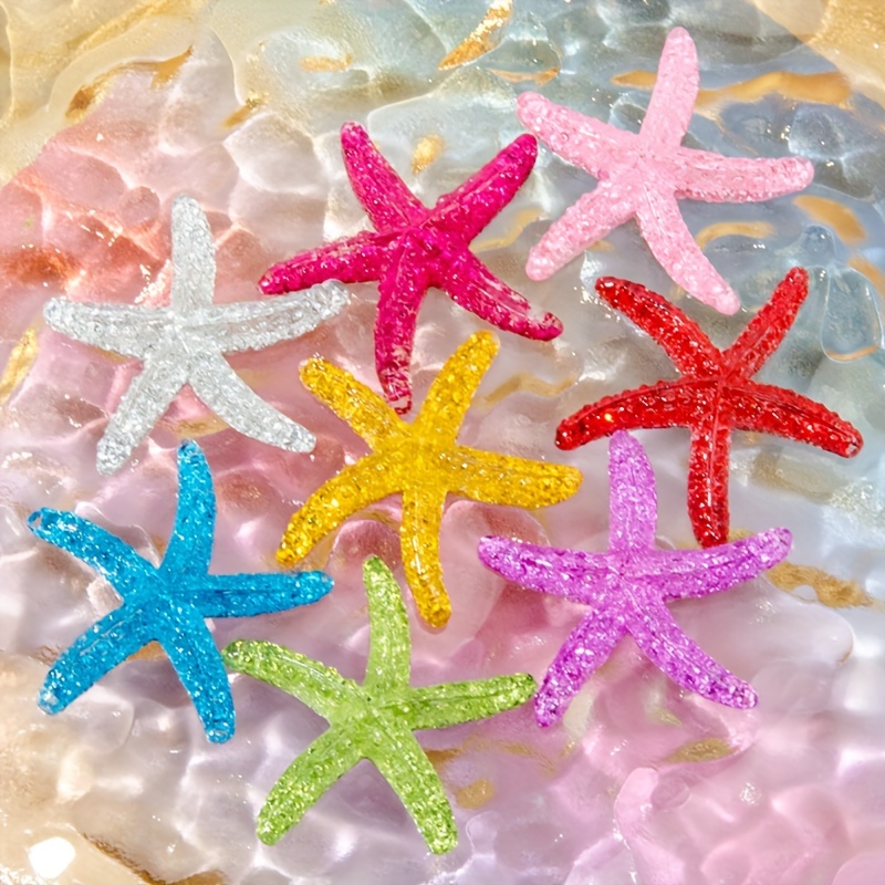 10Pcs 1.57 Inch Resin Starfish - Resin Art Furniture ulasan dan harga