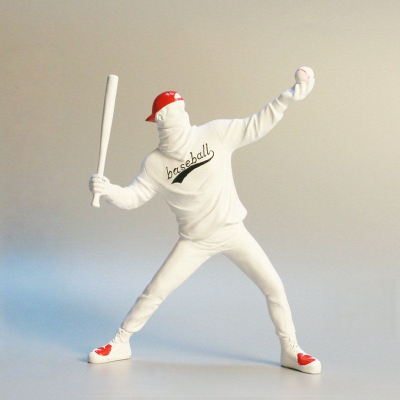 Banksy Statuette Art Crafts Tr - Resin Art For Anniversary Gift ulasan dan harga