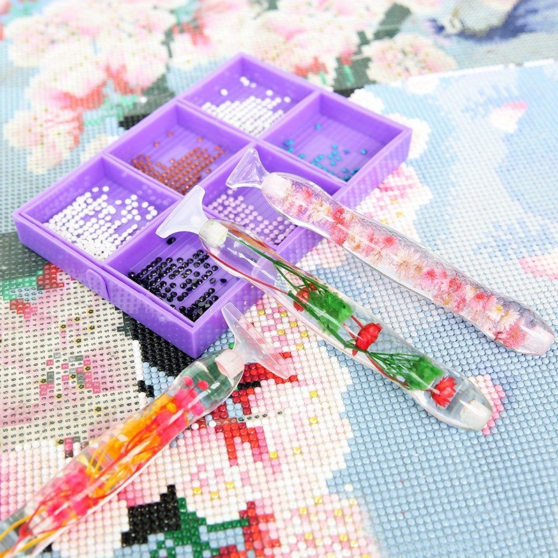 1set Flower Design Resin 5D Di - Resin Art And Craft ulasan dan harga