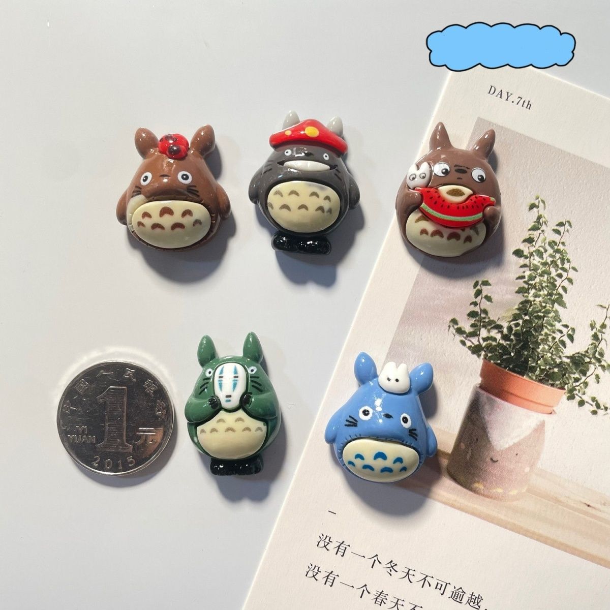 Totoro Anime Resin Fridge Magn - Resin Art Furniture ulasan dan harga