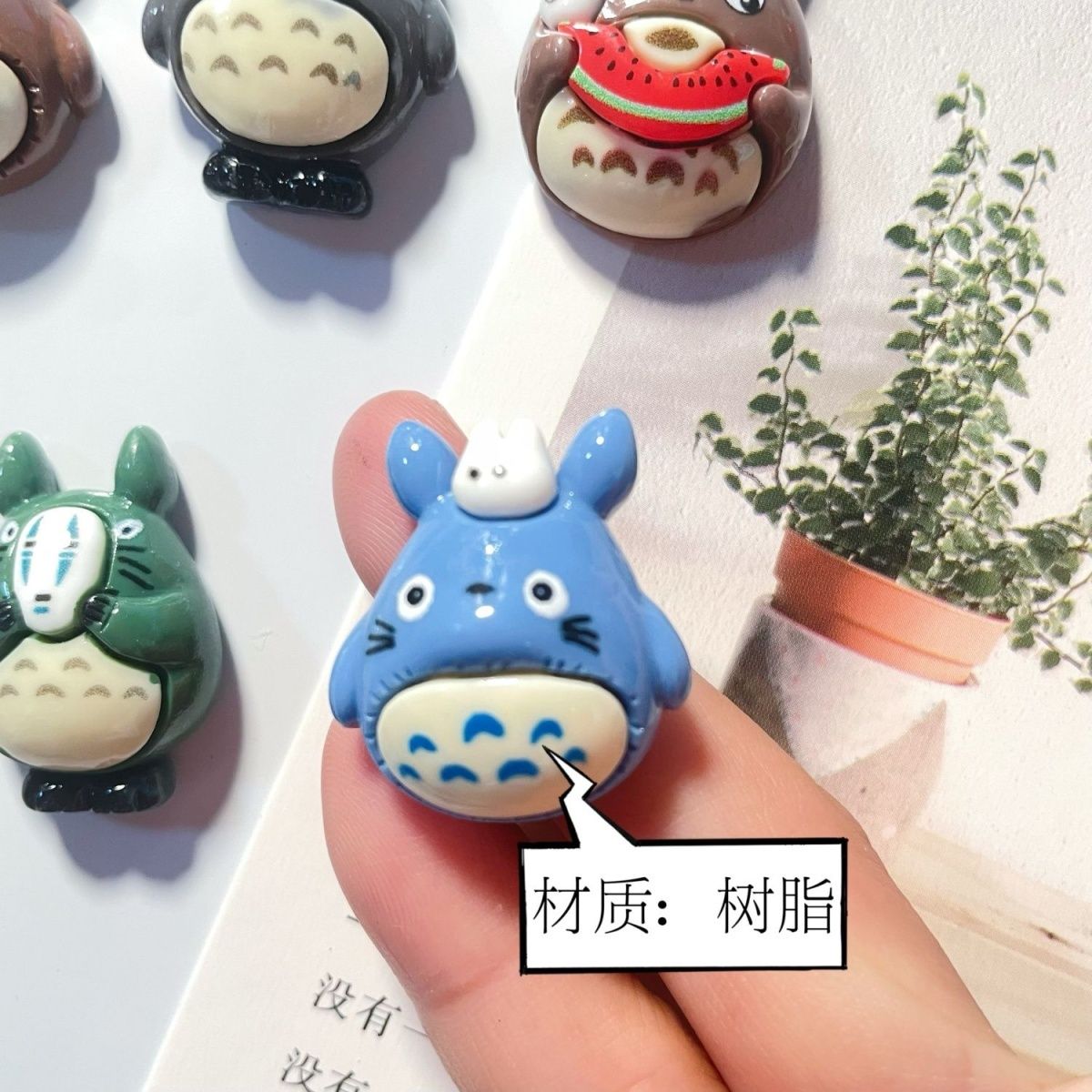 Totoro Anime Resin Fridge Magn - Resin Art Furniture ulasan dan harga